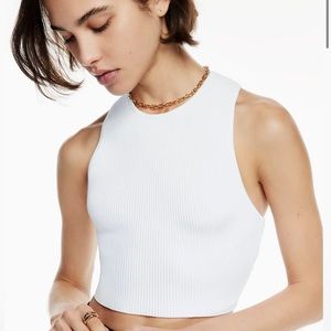 Ribbed racerback tank